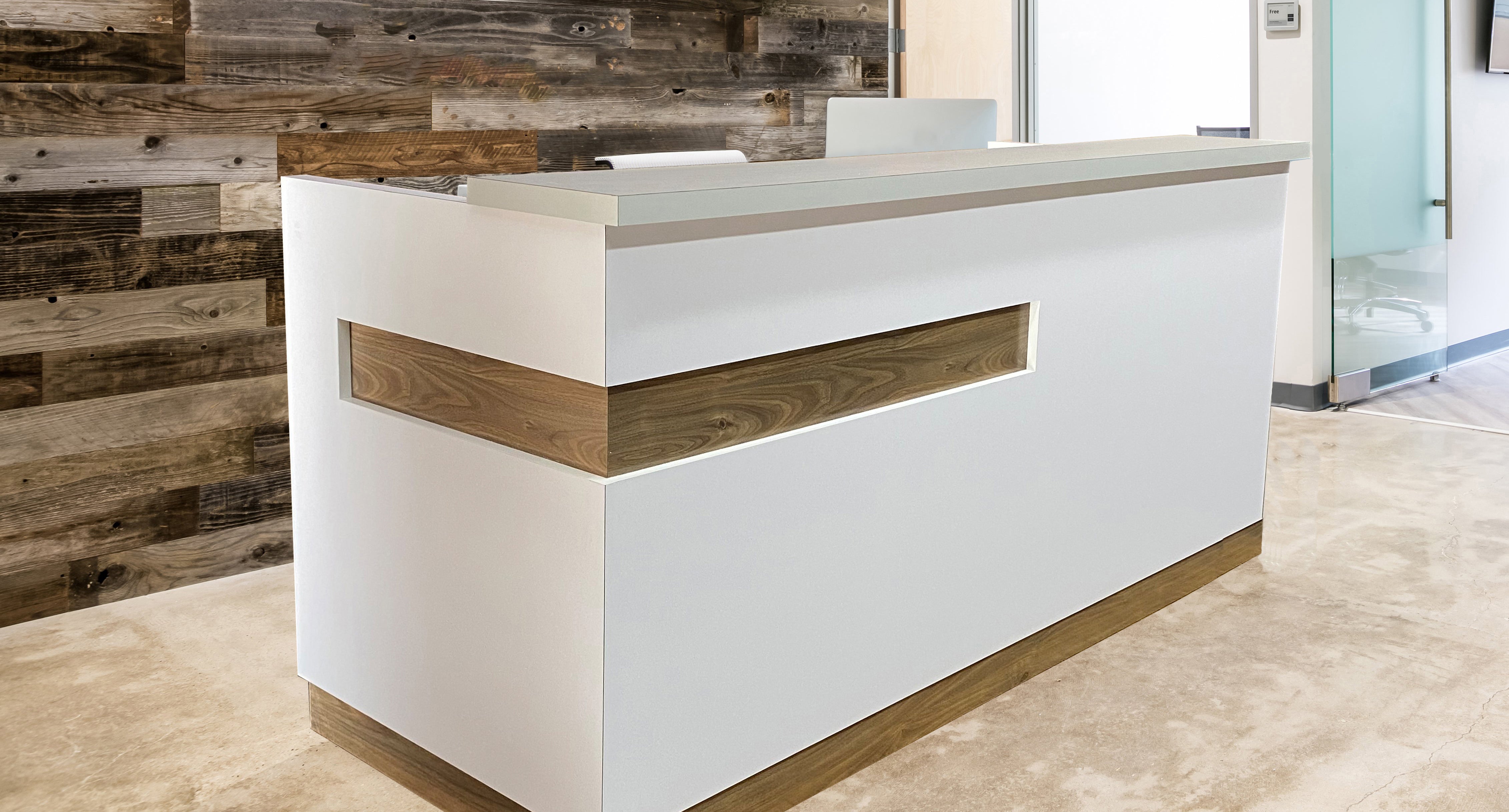 Custom 2024 reception counter